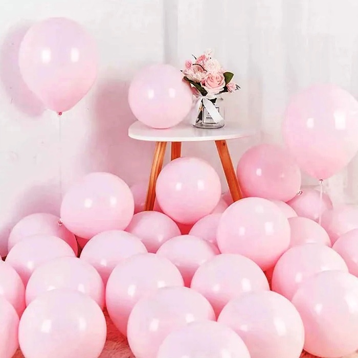 10" Macaron Light Pink Balloon - 20PC